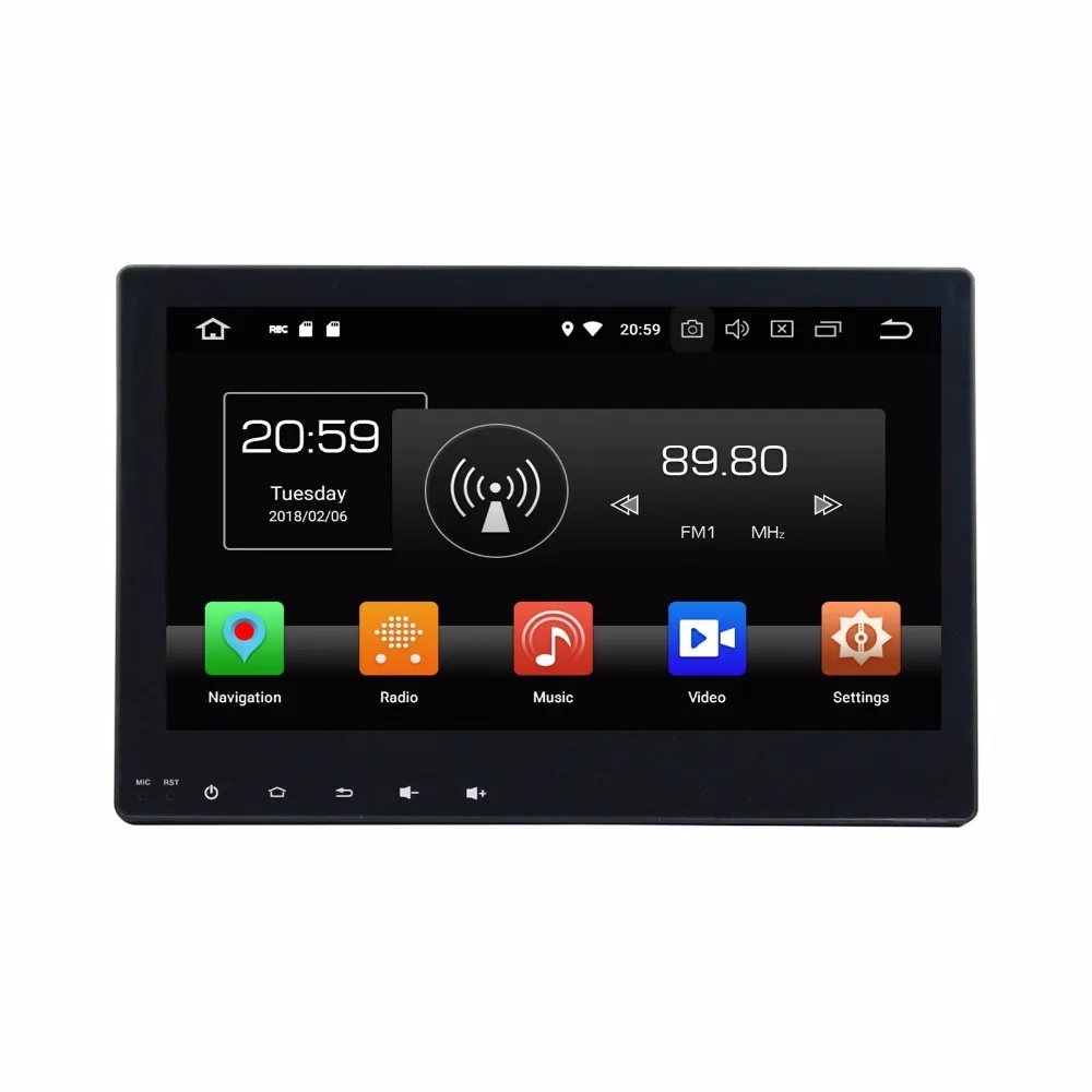 Восьмиядерный 10 1 'Ǝ ядер Android 9 0 автомобильный Радио dvd плеер GPS для Toyota Hilux 2016 2017