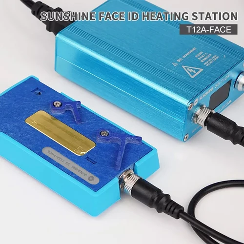 Host And T12A-FACE SS-T12A нагревательная станция с T12A-FACE ID нагревательный паз для iPhone X XS MAX Face ID кабель расстояние сенсор демонтажа ремонт - Цвет: Host And T12A-FACE