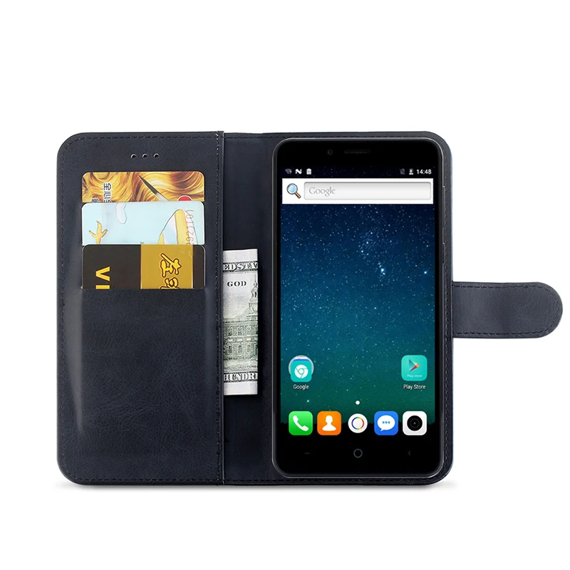 Ocolor для Leagoo Kiicaa power чехол из искусственной кожи с защелкой Кошелек защитный