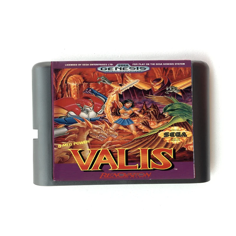 Карта памяти Valis 16 бит MD для sega Mega Drive 2 для sega Genesis Megadrive