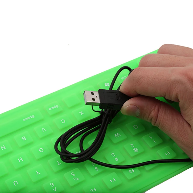 85 Keys Portable USB Mini Flexible Silicone Soft Keyboard Foldable For Laptop Notebook IC882017 |