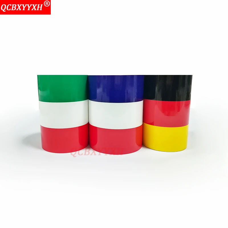 Стайлинг автомобиля QCBXYYXH 7 5 см/15 см * 100 немецкий французский итальянский флаг