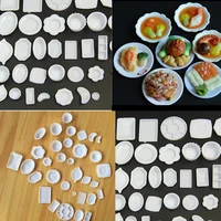 33 pcsset kitchen mini tableware miniatures cup plate dish decor toys doll accessories for kids girls gifts