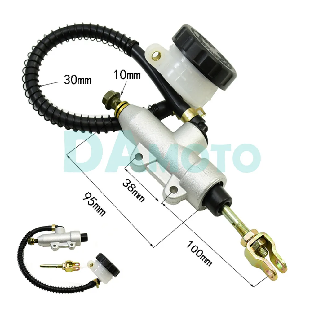 Китайский квадроцикл ATV задний ножной тормоз главный гидравлический цилиндр