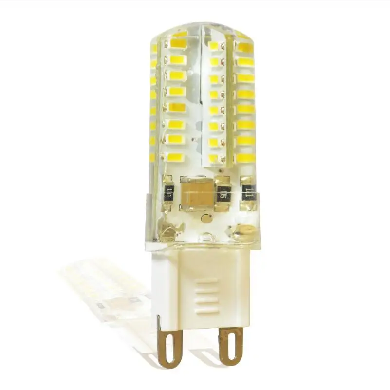 10 шт./лот теплый/холодный белый 110 В 220 в 240 3 Вт 5 7 g9 Светодиодная лампа SMD3014