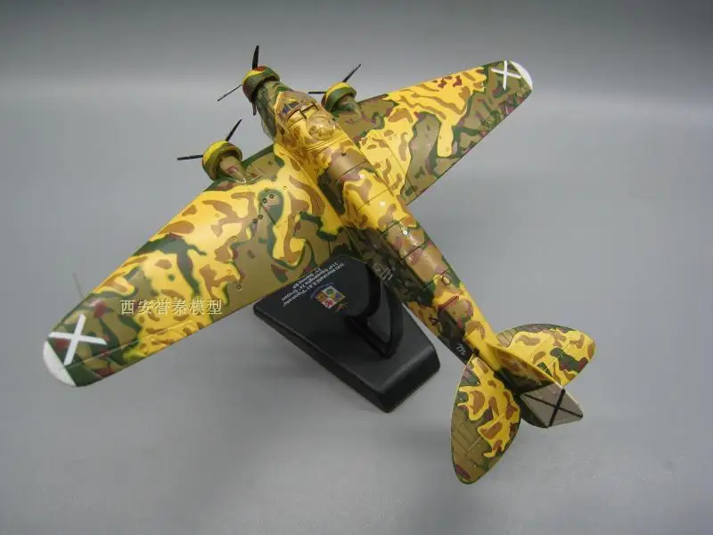 IXO 1/144 масштаб военная модель игрушки Италия Савойя-Marchetti S. M.81 пипистелло летучая мышь бомбардировщик литой металлический самолет модель игрушки для подарка