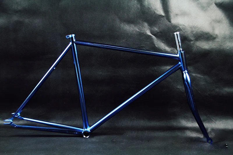 Ретро позолота рамы велосипеда фиксированных Шестерни велосипед overgild стальная