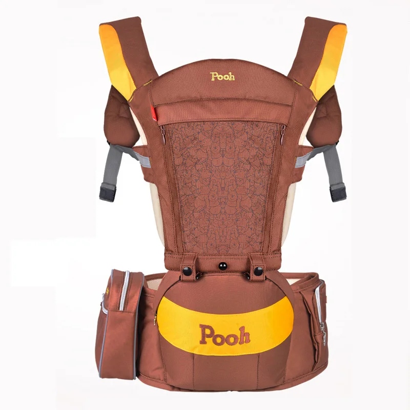 Disney Baby Carrier Удобная Передняя облицовка многофункциональное приспособление для переноски слинг для младенцев Рюкзак-кенгуру мешочек аксессуары для упаковки - Color: 122 Pooh