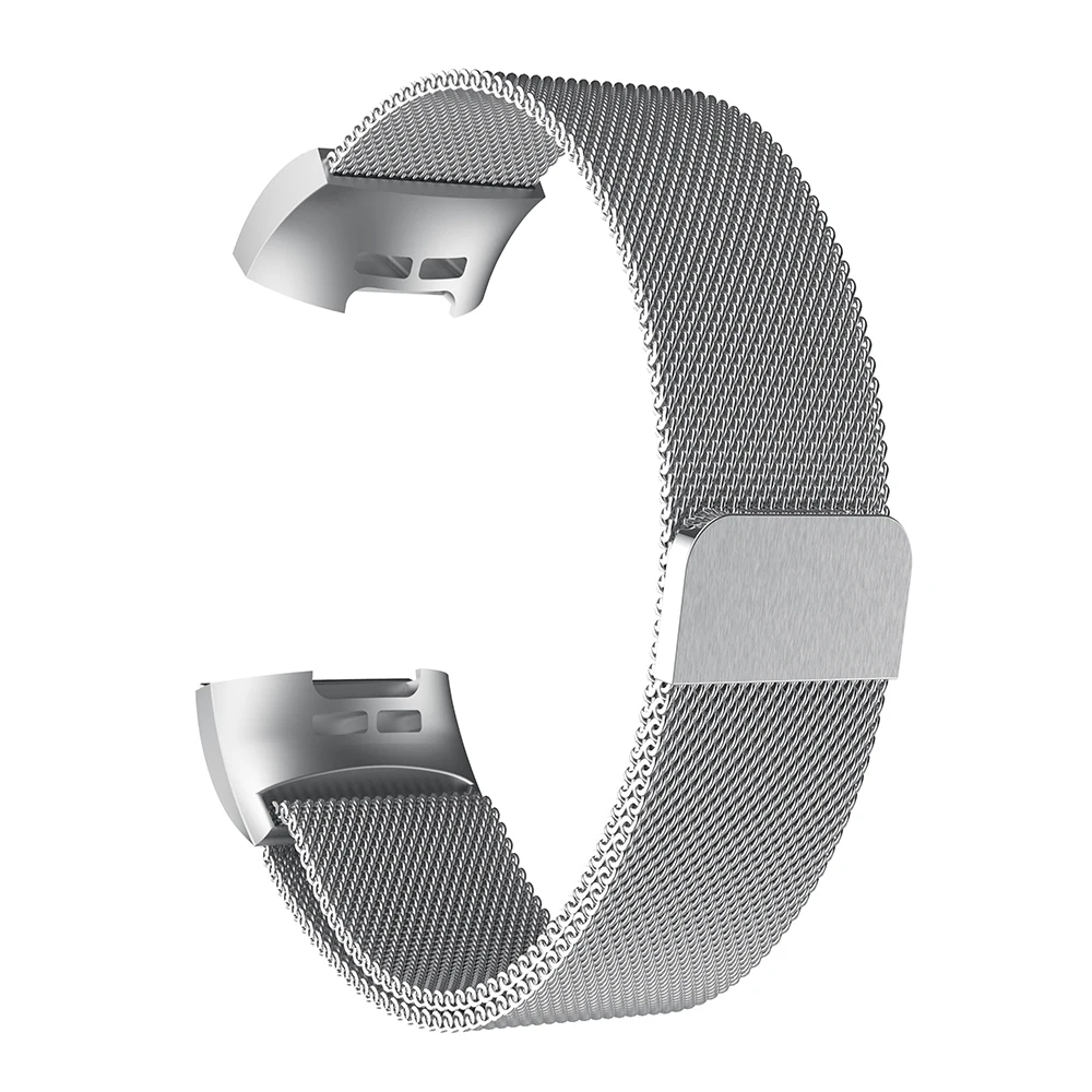 Новая Миланская петля для Fitbit charge 3 Charge3, ремешок для часов, браслет из нержавеющей стали, Сменные аксессуары для часов Ремешок, браслеты