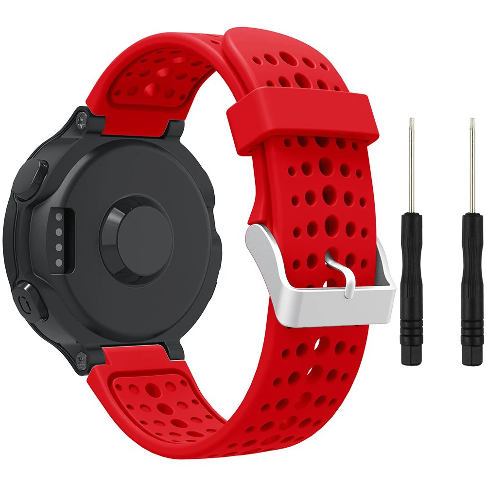 Ремешок для смарт часов Garmin Forerunner 235 красный ремешок 220/230/235/620/735XT/630 Lite ремешки