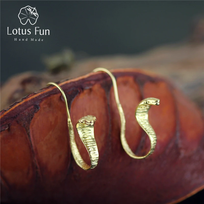 Lotus Fun реальные 925 Серебро Природный творческий ручной работы ювелирных украшений