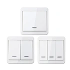 Портативный беспроводной пульт дистанционного управления для смарт-выключателя 86, 433 МГц, настенная панель, радиочастотный передатчик с 1, 2, 3 кнопками