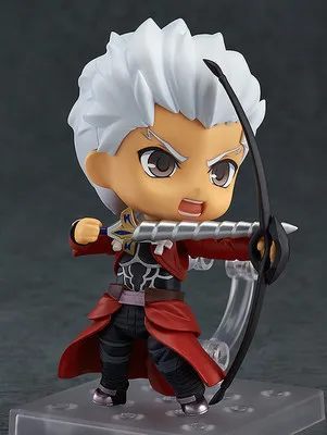 Симпатичные Nendoroid Fate Stay Night эмия Ширу Арчер игрушки куклы 10 см ПВХ фигурка
