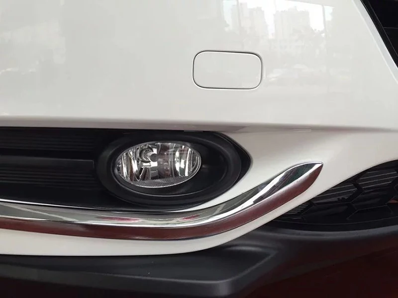 ABS Хром Передняя противотуманная фара Крышка лампы полосы автомобиля Стайлинг авто аксессуары для Honda hr-v VEZEL HR-V до