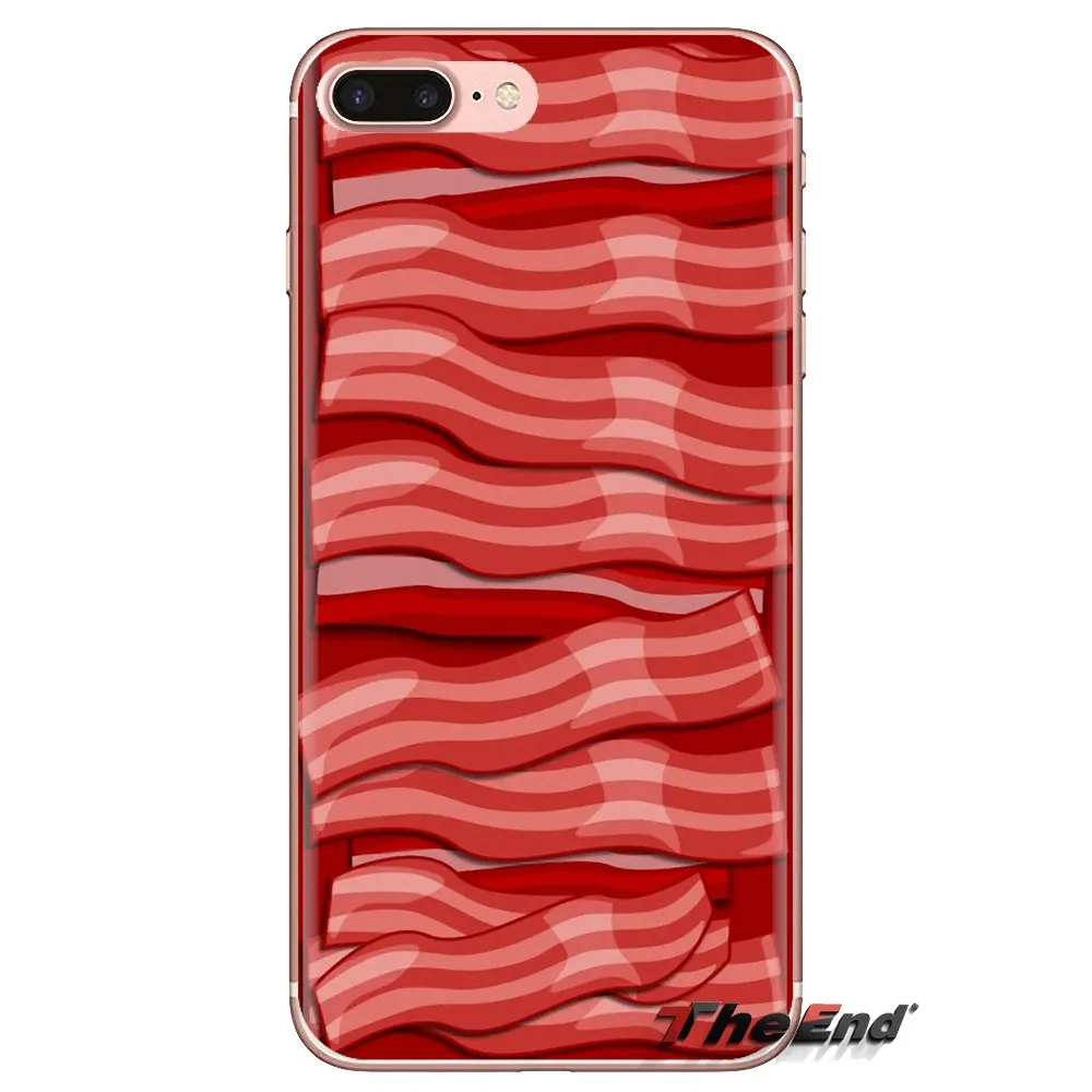 Силиконовые чехлы для Huawei G7 G8 P7 P8 P9 P10 P20 P30 Lite Mini Pro P Smart Plus 2017 2018 2019 Love Delicious Bacon Poster |