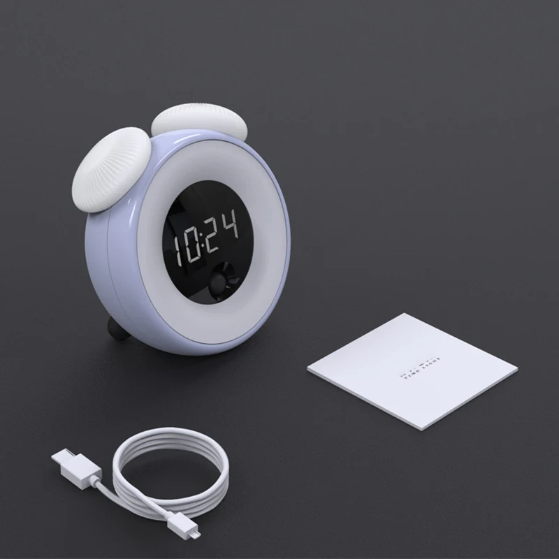 Будильник светодиодный цифровые электронные настольные часы для прикроватного