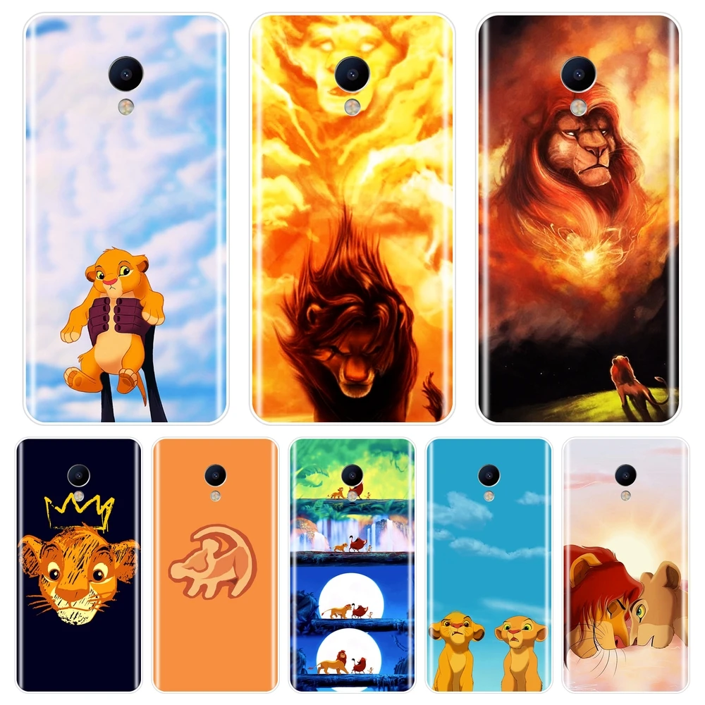 Король Лев классный чехол для телефона аниме силиконовый Meizu M6 M6S M6T M5 M5C M5S M3 M3S M2
