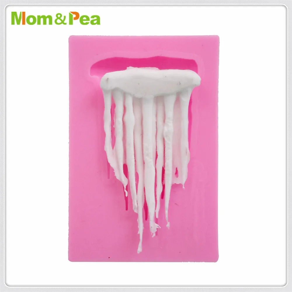 Силиконовая форма в форме сосулек Mom &amp Pea mpa2015 украшение для торта 3D мастики и