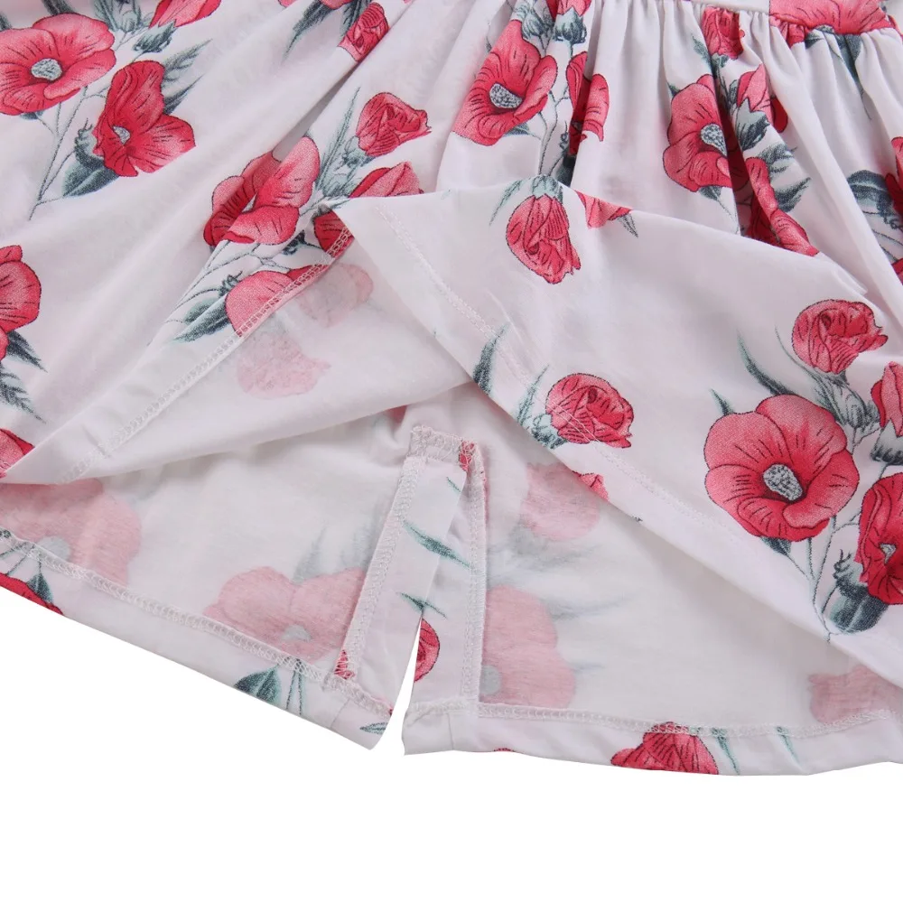 Robe Fille Vestidos Baby Girl Floral Children Dress Elegant Kids Summer Clothes Wedding Girls Dresses 2018 Beach | Детская одежда и