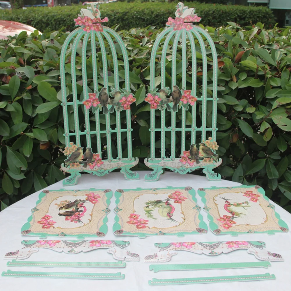 3 слойная картонная подставка для кексов тортов на свадьбу чайную вечеринку в