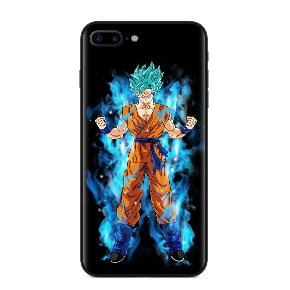 Dragon Ball z goku DragonBall Coque Shell Phone Case Soft TPU Cover For iPhone X 8 8Plus 7 6 6s Plus 5 5S SE |