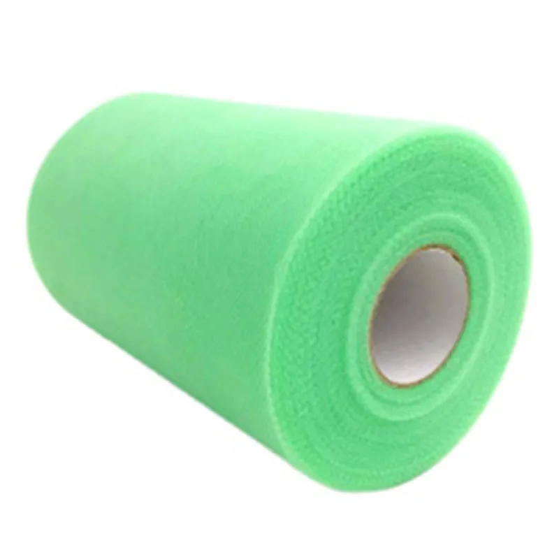 mint green Рулон тюля, ткань 15 см, 100 ярдов, сделай сам, белая органза, рулон тюля, катушка для платья-пачки, свадебное украшение, принадлежности для дня рождения - Цвет: mint green