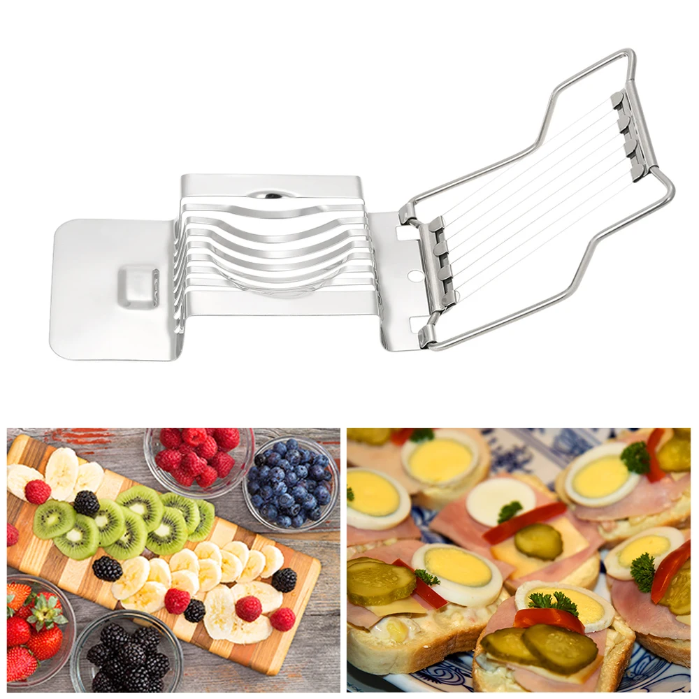 2 в 1 измельчитель для яиц из нержавеющей стали|Яйцерезки| |