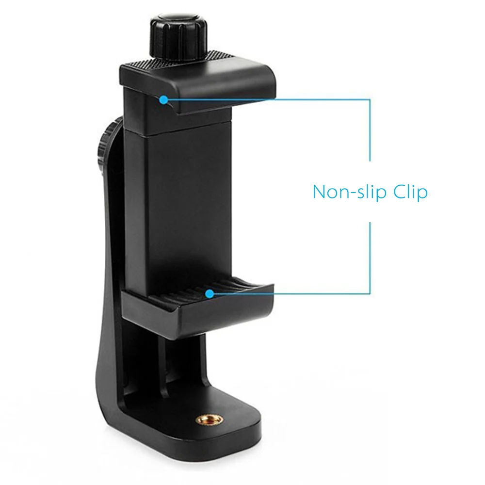 360 Degree Rotation Phone Clip Universal Enlarge Clamp Support Tripod Monopod Selfie Stick for iPhone Samsung Xiaomi | Электроника