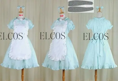 Бесплатная доставка Алиса Косплей Костюм (2 й) из Алисы в Стране Чудес|costume snow|costume