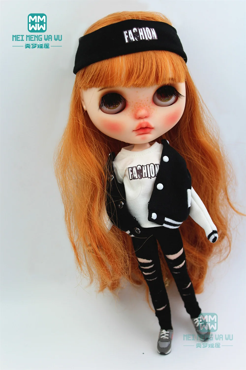 Одежда для кукол Blyth 1 шт. модная повседневная куртка носки с дырками Azone obitsu FR 1/6 |