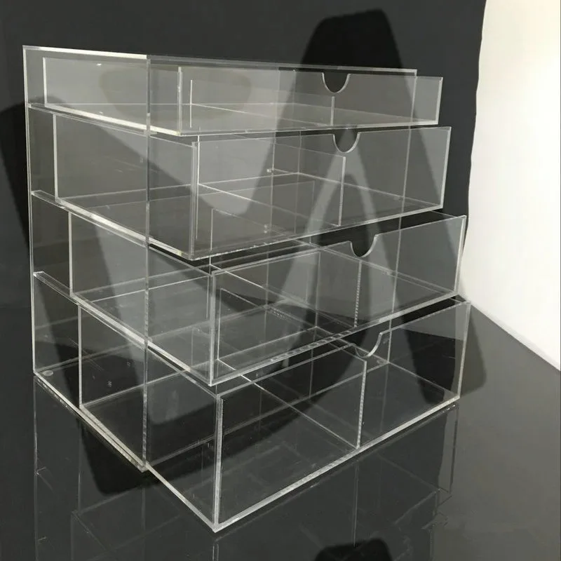 Акриловый косметический Органайзер для ювелирных изделий с защитой от царапин 4