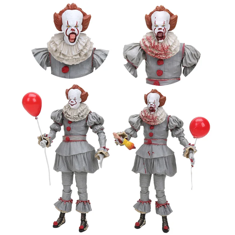 Фигурка клоуна NECA Stephen King's It Pennywise Joker 18 см|Игровые фигурки и трансформеры| |