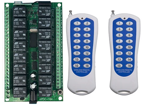 Беспроводной Радиоуправляемый переключатель дальности 1000 м 12 В постоянного тока