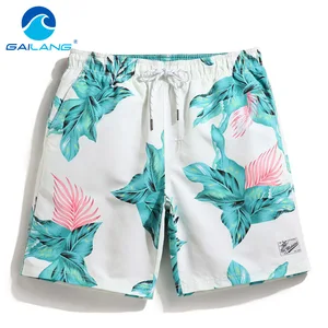 Мужские пляжные шорты Gailang, быстросохнущие шорты, модные мужские купальники, купальники, спортивные штаны