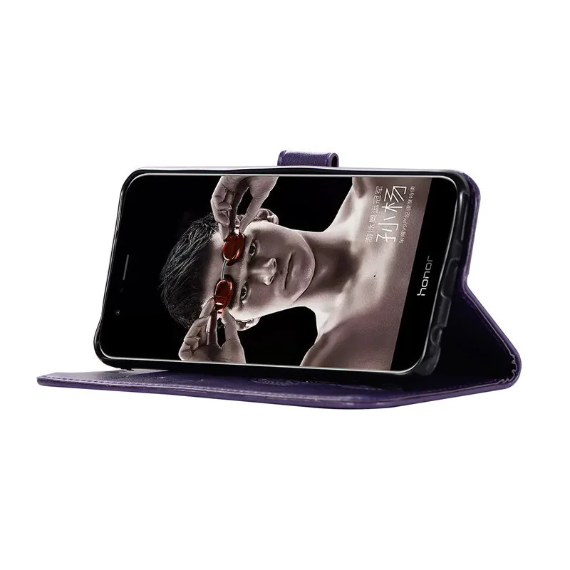 Чехол для Huawei Honor View 10 Роскошный кошелек задняя крышка из искусственной кожи