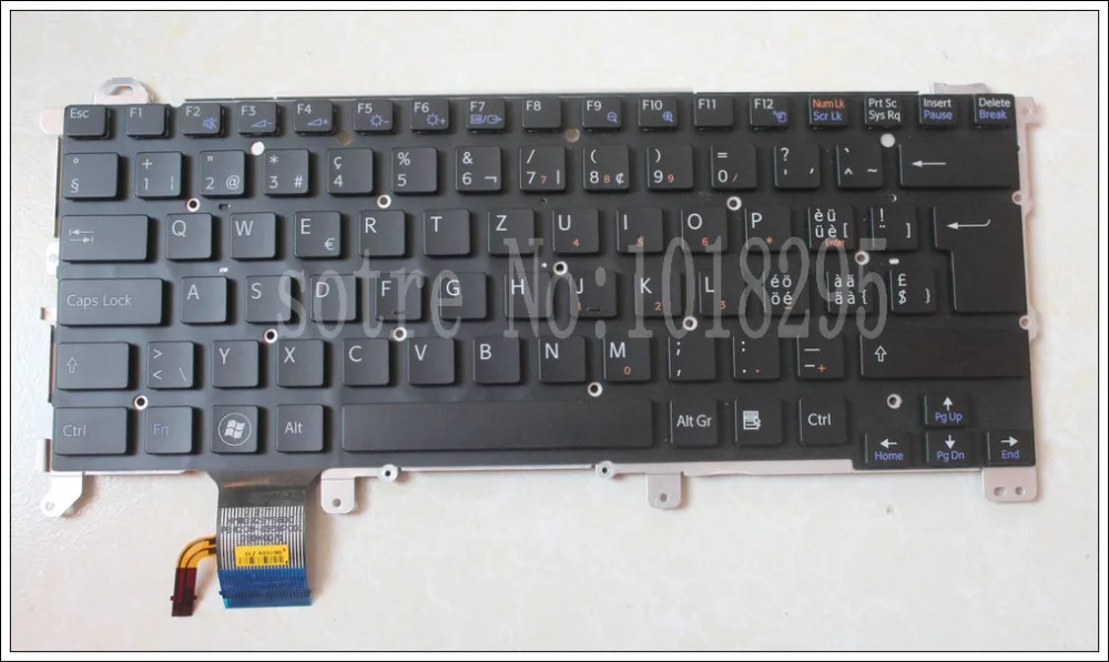 Новая швейцарская QWERTY сменная Клавиатура для ноутбука Sony vpc z1 vpcz1 PCG-31113T 31112T 31111T с