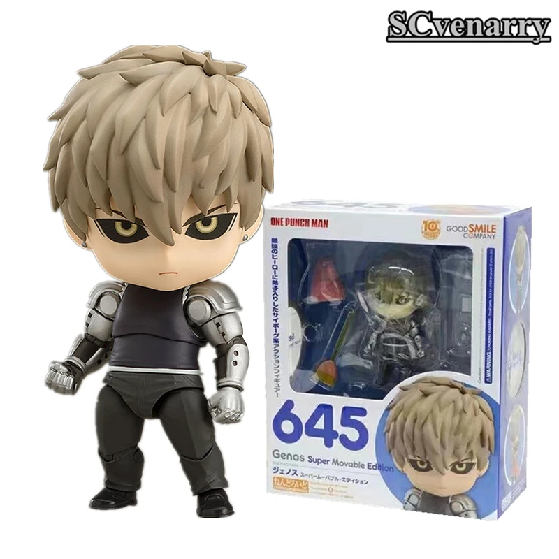 One Punch Man Genos Super Movable Edltion 645 PVC Action Figure Collectible Model Christmas Gift 4&quot10cm | Игрушки и хобби