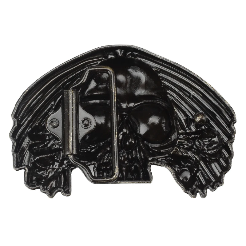 Пряжка для ремня в виде черепа с большими глазами аксессуары ковбойском