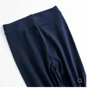 Thin Navy Babbytoro женские теплые толстые и тонкие хлопковые Высокая талия широкий пояс карамельный цвет коричневый кофе зеленый плюс размер 4XL 3XL L джеггинсы - Цвет: Thin Navy