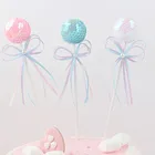 1 шт. блесток шар Топпер для торта С Днем Рождения флажки для торта детский душ День рождения украшение для торта