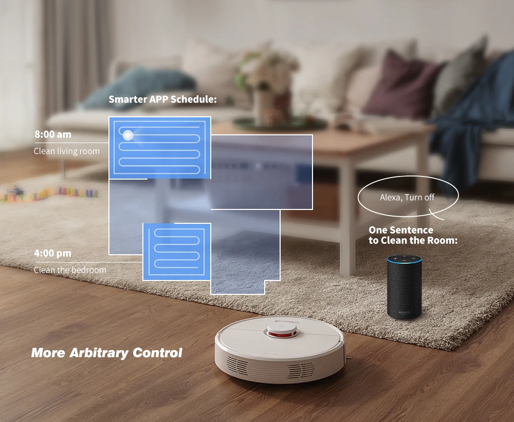 Roborock S6 2000PA робот пылесос автоматическая уборка пыли стерилизовать Smart