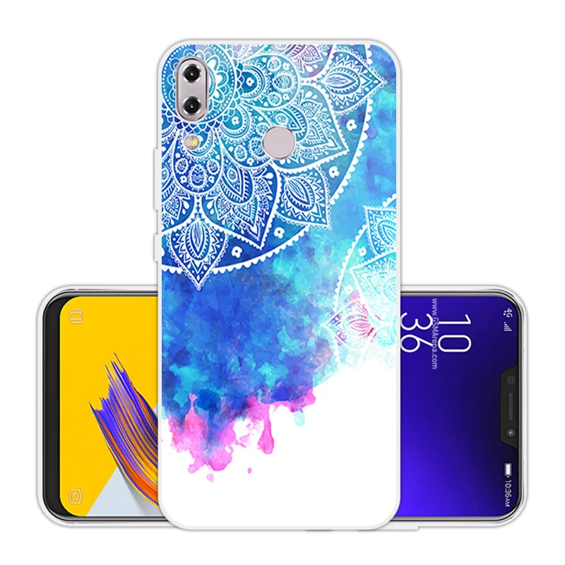 Для Asus Zenfone 5z ZS620KL прозрачный ТПУ чехол для телефона с рисунком 6 2 &quotдля 5 ZE620KL