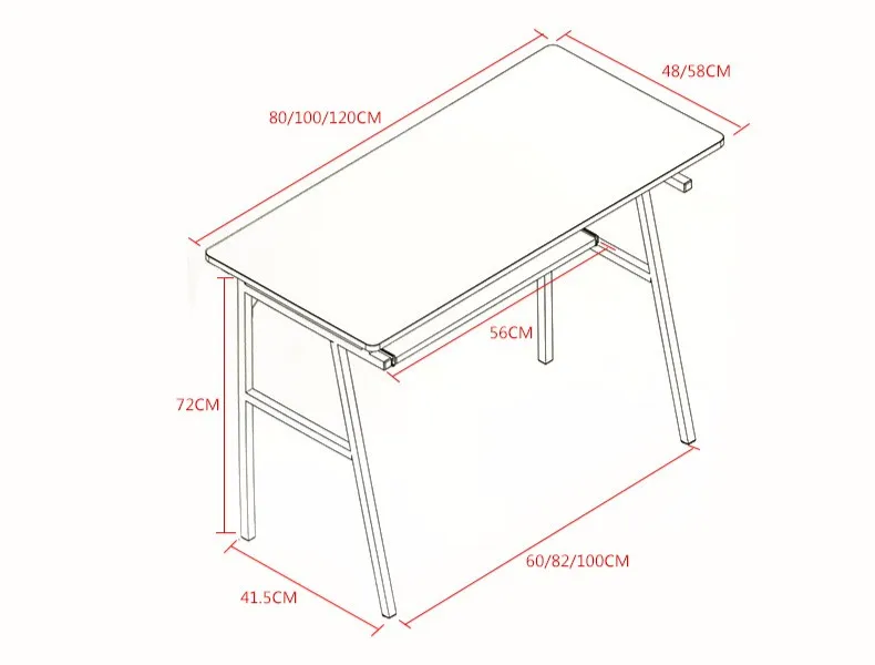 Модные Офисные рабочего домашний компьютер PC Рабочий стол простой современный