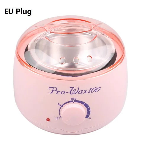 EU Plug Pink Нагреватель воска для удаления волос, нагреватель для горшка, Нагреватель парафина, мини спа-эпилятор для рук и ног, нагреватель воска, машина для депиляции, восковая машина для бобов - Цвет: EU Plug Pink