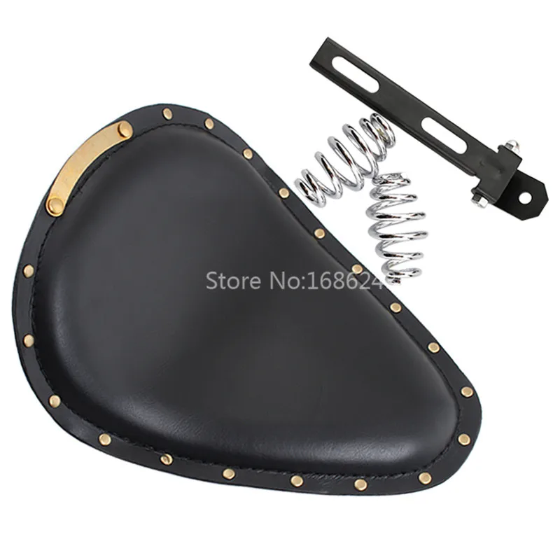 

Motorcycle solo seat 3" Spring Solo Bracket Seat Fit For Harley Chopper Bobber Custom 883 1200 48 72