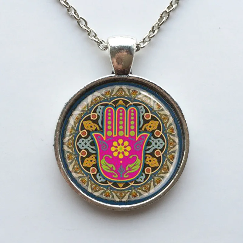 Подвеска с амулетом Хамса защитное ожерелье для рук художественное украшение на