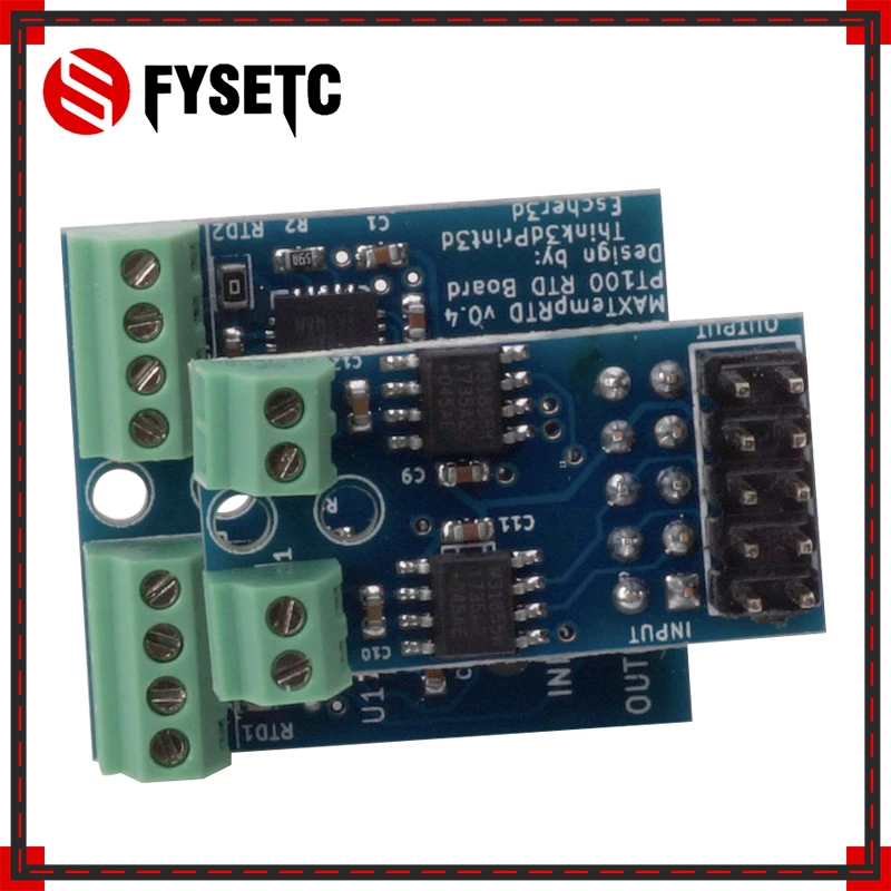 

1 Set Cloned PT100 Daughter Board Allowed PT100 Temperature Sensors + Thermocouple Daughter Board For The DuetWifi Duet Ethernet