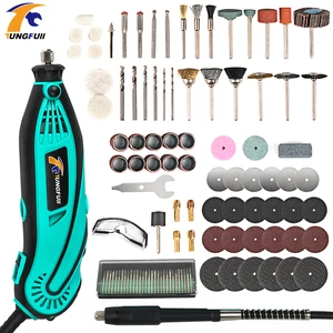 Электрическая мини-дрель Tungfull роторная полировальная машинка, шлифовальный инструмент, Миниатюрная дрель с переменной скоростью вращения, электрогравер
