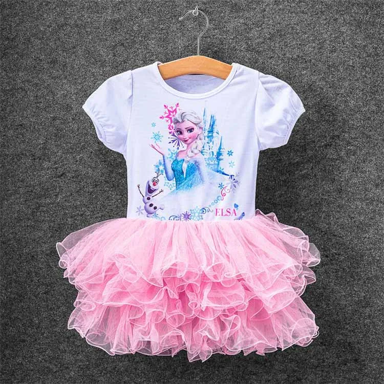 Hello kitty/платья для девочек; Лето г.; платье-пачка с крыльями из мультфильма для девочек; Детские платья принцессы; Одежда для девочек; robe Enfant; одежда