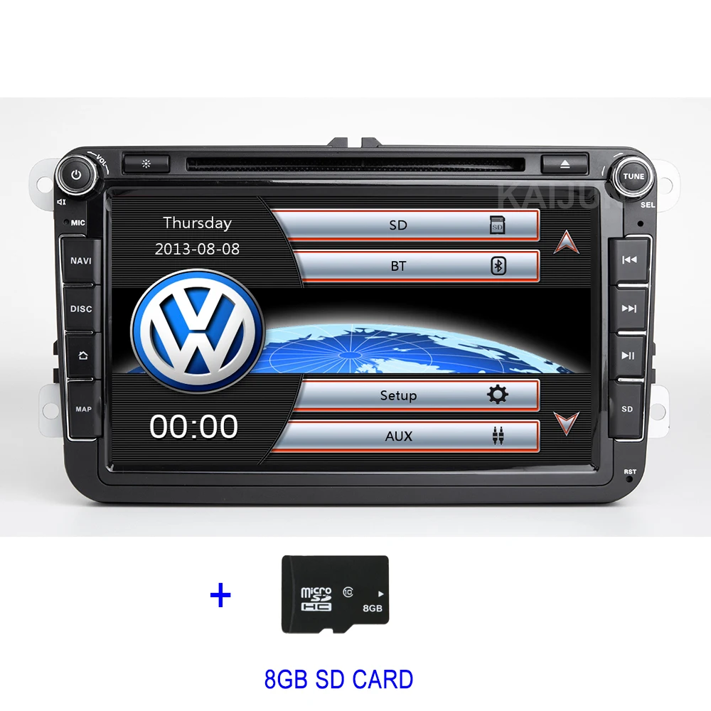 8 дюймов Автомобильный dvd-плеер GPS радио для VW Passat CC Scirocco Golf 5/6 Tiguan Touran Polo Sharan Jetta Toledo